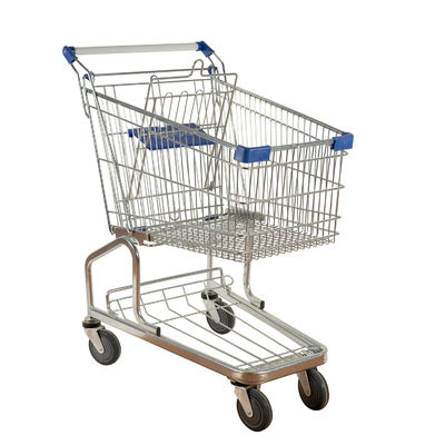 Carretilla alemana del alambre de metal de la carretilla 125L de las compras del supermercado adaptable