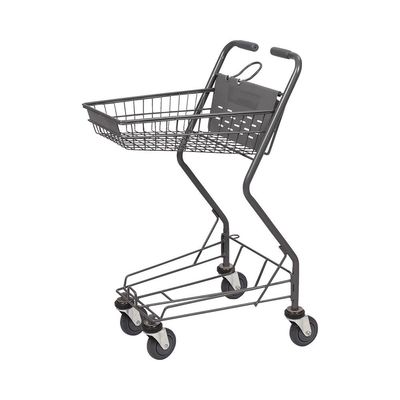 comprar CE del carro de la compra de la tienda de Gray Supermarket Trolley Cart Grocery del estilo de Japón online manufacture