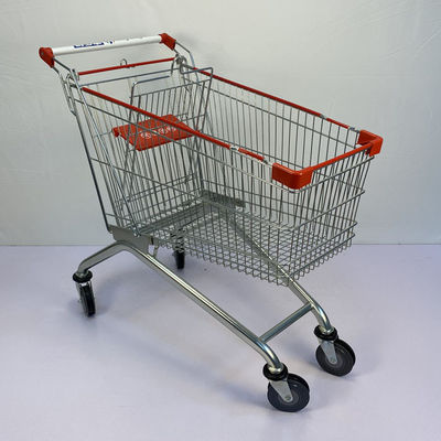 comprar 150L TPU rueda el carro de la compra de acero del estilo europeo para el colmado online manufacture