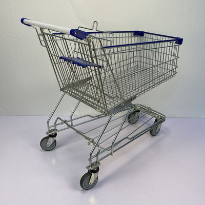 comprar Ruedas de 180L TPR Carrito de compras de comestibles Carrito de compras de metal de supermercado de estilo asiático online manufacture