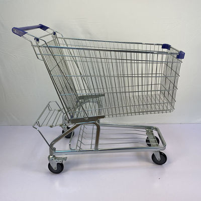 comprar el polvo 240L cubrió la carretilla de acero de las compras de la venta al por menor Q195 de carbono de la carretilla de las compras online manufacture