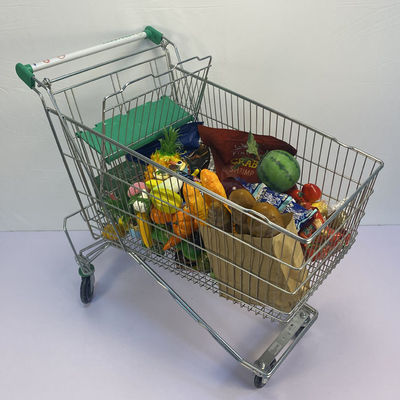 comprar el almacenamiento de la tienda de general 180L cromó la carretilla de las compras del supermercado del mercado de Europa online manufacture