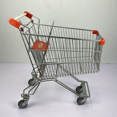 comprar Carro de compras ruso regular del supermercado del estilo 125L con las ruedas de la PU online manufacture