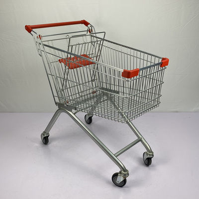 comprar Carro de acero europeo de la carretilla del supermercado del estilo 125L Q195 con el niño Seat online manufacture