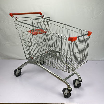 comprar Estilo europeo del carro de la compra 210L del metal del cinc del supermercado de Warehouse online manufacture