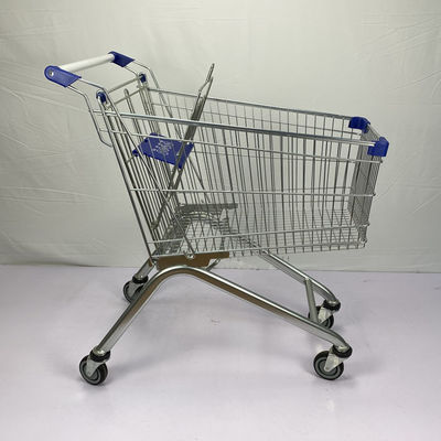 comprar Carro ligero de la carretilla del supermercado que hace compras 125L con las ruedas de TPR online manufacture