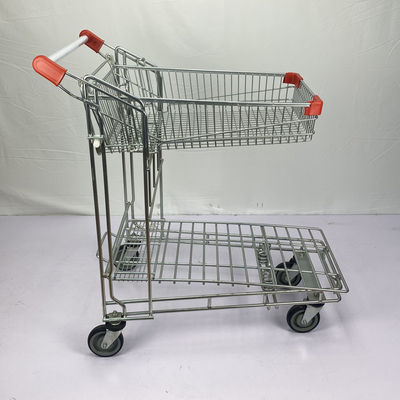 comprar Carretilla de acero de la capa doble Q195 del supermercado plegable de Warehouse online manufacture