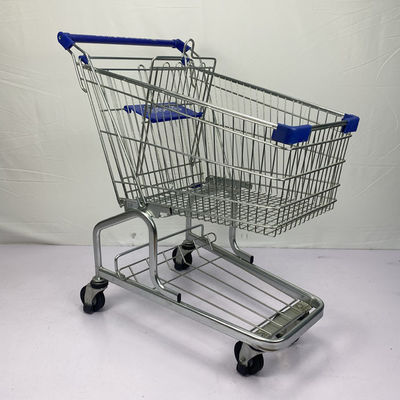 comprar Carretilla alemana del metal del supermercado de la cadena de venta al por menor de la conveniencia del estilo 100L con el fabricante de 3 de las cuchillas ruedas del elevador online manufacture