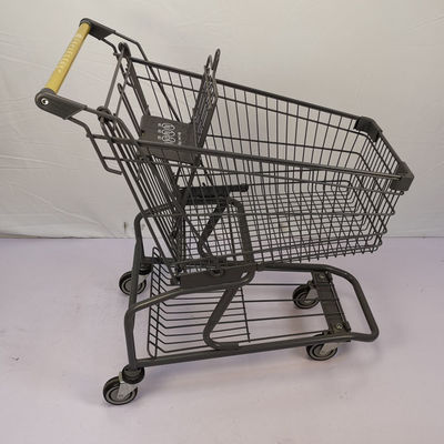 comprar Pequeño peso ligero americano de la capa del polvo del cinc de la carretilla de las compras del gris 60L online manufacture