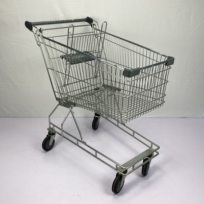 comprar CE australiano de Gray Chain Store Shopping Cart del metal de la carretilla de las compras del supermercado del estilo 150L online manufacture