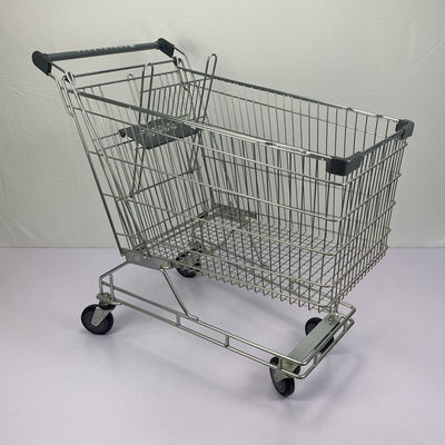 comprar Carretilla australiana de las compras del metal del supermercado del carro del ultramarinos del supermercado del gris 240L online manufacture