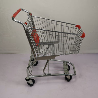 comprar carretilla de acero de acero de las compras de la venta al por menor de la cadena del carro de la compra Q195 del estilo americano 60L online manufacture