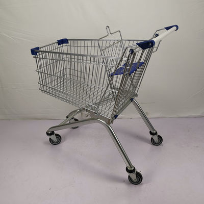 comprar carro de la compra del supermercado de la carretilla de las compras del metal de la capa del polvo del cinc 125L online manufacture