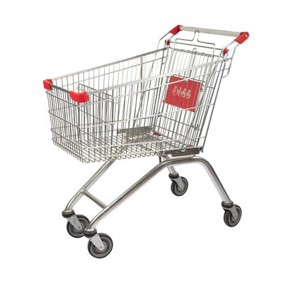 comprar Cubra con cinc el estilo europeo de la carretilla 80L de las compras de la tienda del acero de carbono Q195 online manufacture