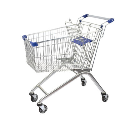 comprar Cubra con cinc el carro de compras europeo del estilo del supermercado de la carretilla de acero de las compras online manufacture