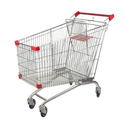 comprar carro de la compra europeo del supermercado del carro del metal de las compras de Warehouse del estilo de la capacidad grande 240L online manufacture