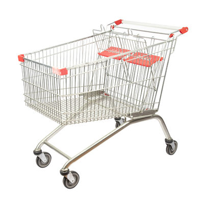 comprar Carretilla europea 275L de las compras del estilo con los asientos duales del niño online manufacture