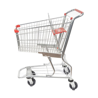 comprar Carros de la compra de acero galvanizados metal 60L de Americana del carro de la compra del supermercado online manufacture