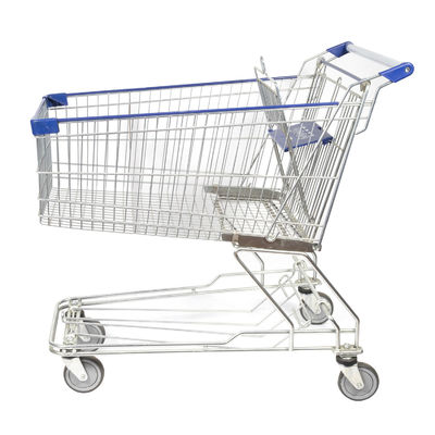 comprar carretilla que hace compras de acero asiática de la escalera móvil del carro del colmado 180L online manufacture