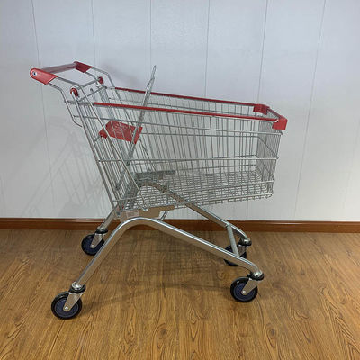 comprar 125L Certificado CE de venta al por menor elevador rueda de acero carrito de compras online manufacture