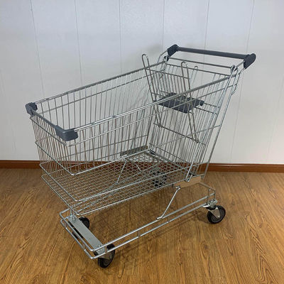 comprar 240L carro de supermercado de uso general de estilo australiano con piezas de plástico gris online manufacture