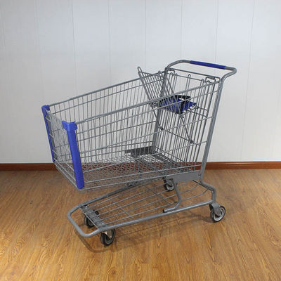 comprar 240L Tienda de conveniencia China Carritos de comestibles de estilo americano Supermercado Carro de compras online manufacture