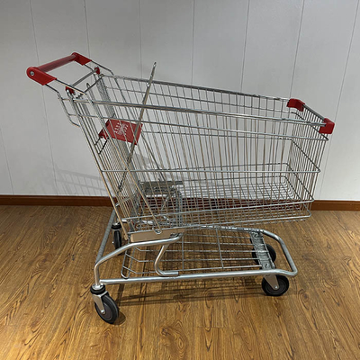 comprar Carritos de supermercado de 180L para tiendas generales, estilo americano, carrito de compras de supermercado con ruedas de 5 pulgadas online manufacture