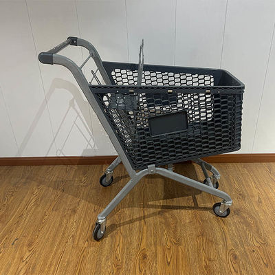 comprar 100L Galvanized Plastic Steel Metal Store Shopping Trolley Carts with Wire online manufacture