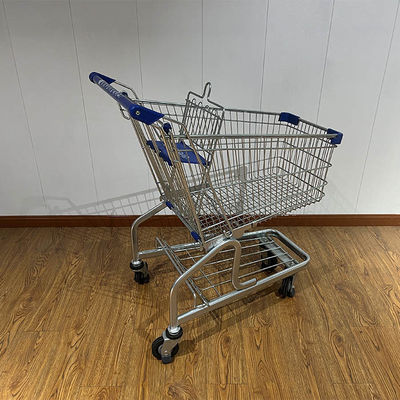comprar 100L Tipo alemán Tienda de comestibles Carruaje rodante ISO9001 Carruaje de compras de metal online manufacture