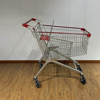comprar 125L European Style Hand Folding Shopping Trolley Cart with Children Seats Fabricación en línea
