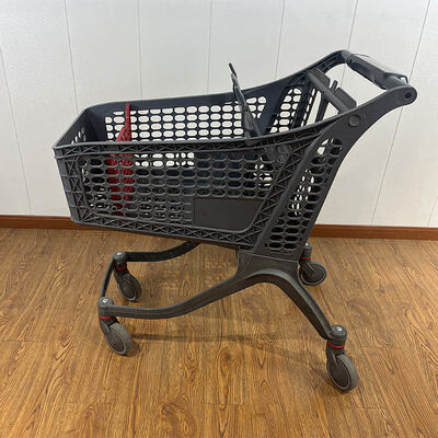 comprar 130L European Style Plastic Supermarket Hypermarket Shopping Trolley Fabricación en línea