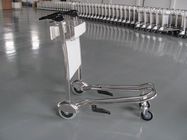 Las mini tres ruedas Metal la carretilla del equipaje del supermercado/del aeropuerto con el freno 300KGS